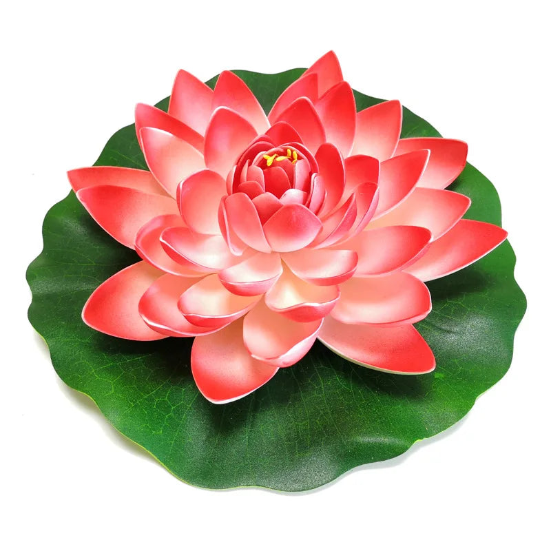 Artificial plants, Fake water lily plant for decoration, floating artificial flower