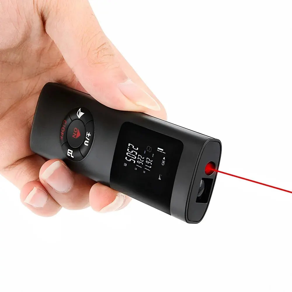 Mini Smart Laser Rangefinder Infrared Measuring USB Aste Portable Determine Range Finder Tools 40m 60m