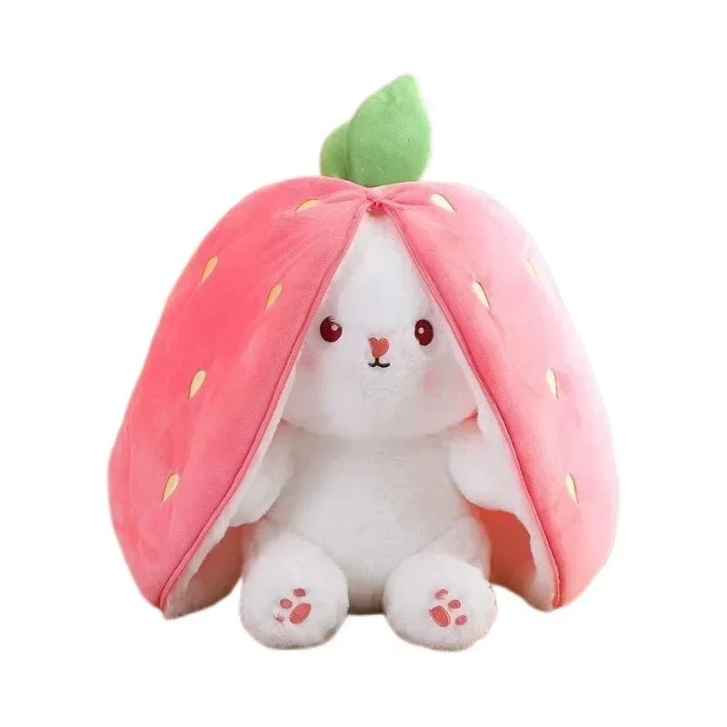 Jouet en peluche Harvey Rabbit, Poupée créative lapin fraise transformée en petit lapin en peluche poupée carotte