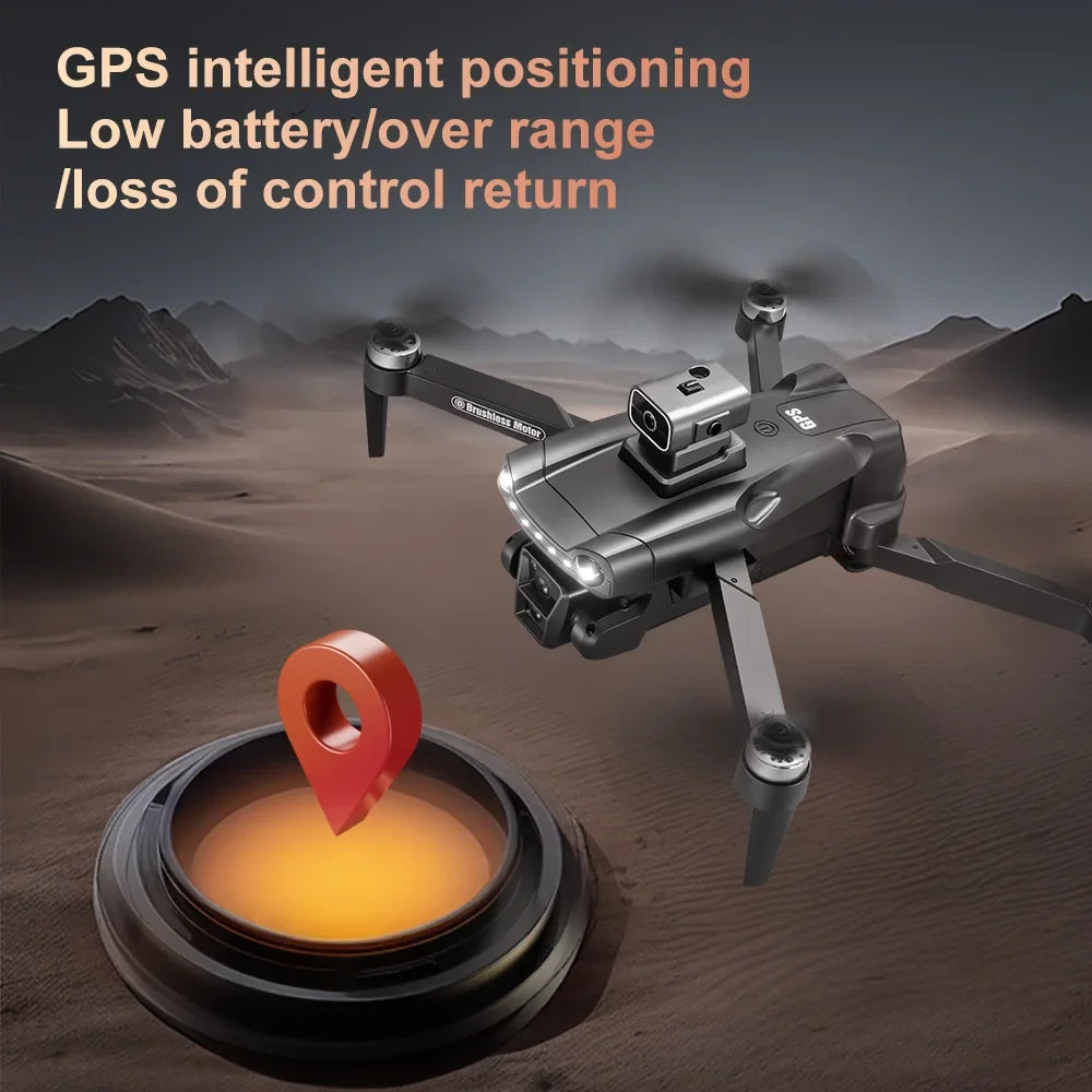 Drone GPS V198MAX 5G 8K – Double caméra, écran intégré, évitement d’obstacles laser