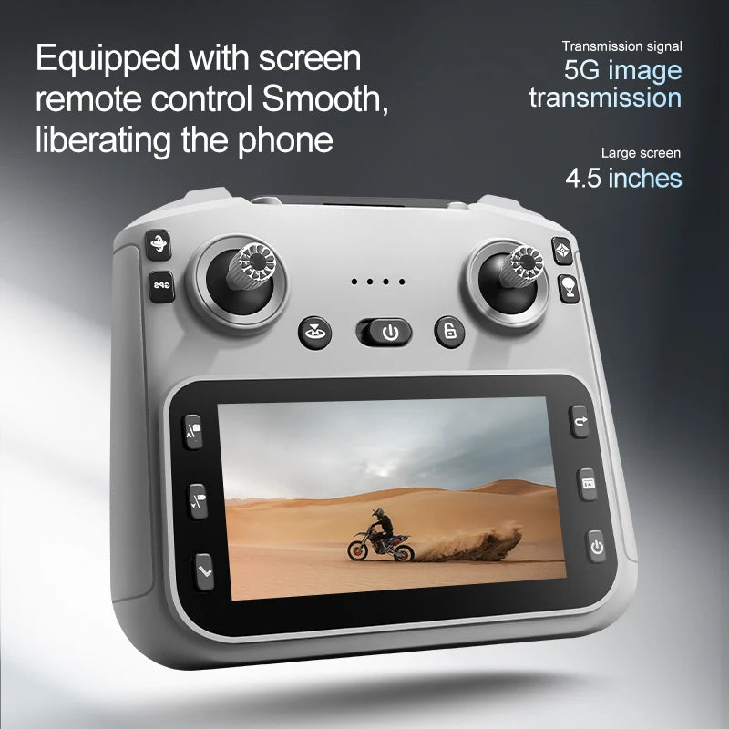 Drone GPS K18Max 2025 avec caméra 8K, retour, écran et évitement d’obstacles