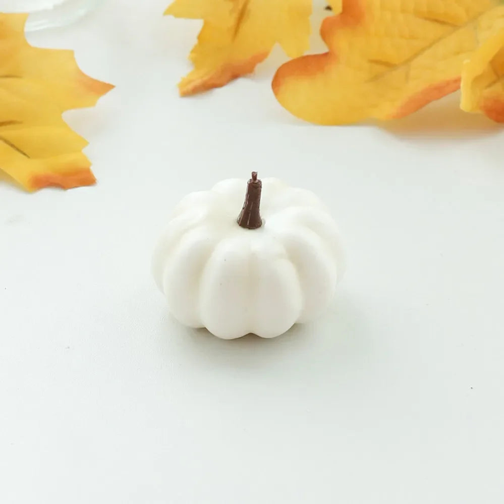 Mini Artificial Pumpkin, Halloween Decorations for Home