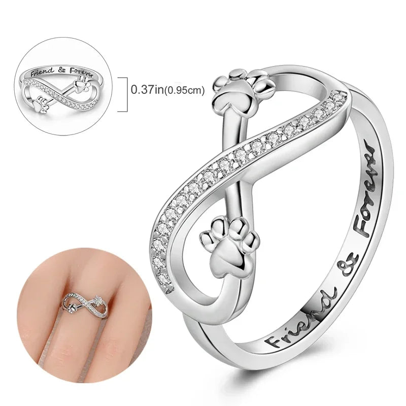 Colorful Zircon Sun Moon Star Stackable Rings for Women.