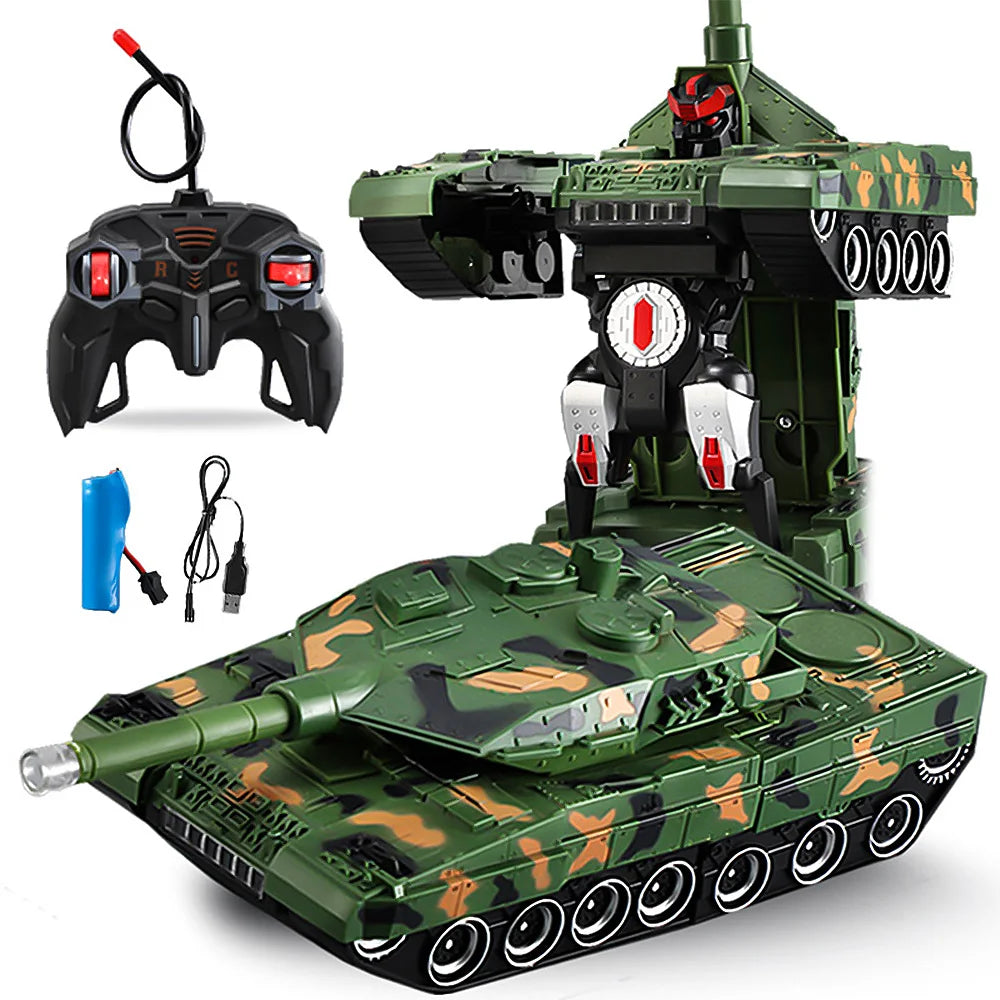 Remote Control Robot Tank, Battle, Electric Transformation