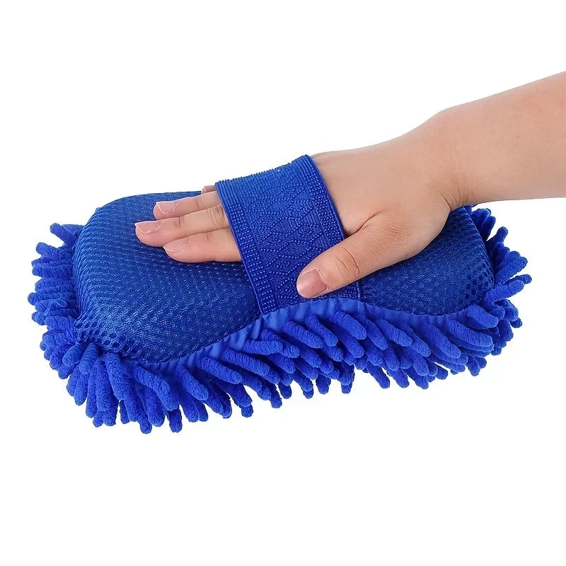 Microfiber Sponge for Car Wash, Care Brushes, Washing Mitt