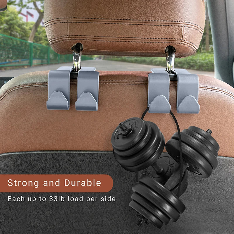 Multifunctional car seat hook, universal phone holder 