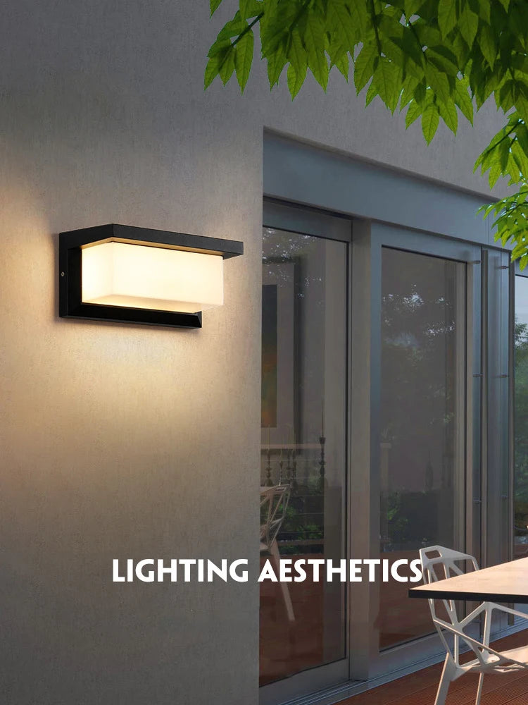 Waterproof LED Outdoor Lighting with Motion Sensor, Radar, Exterior Light, Porch, Yard, Garden, IP65