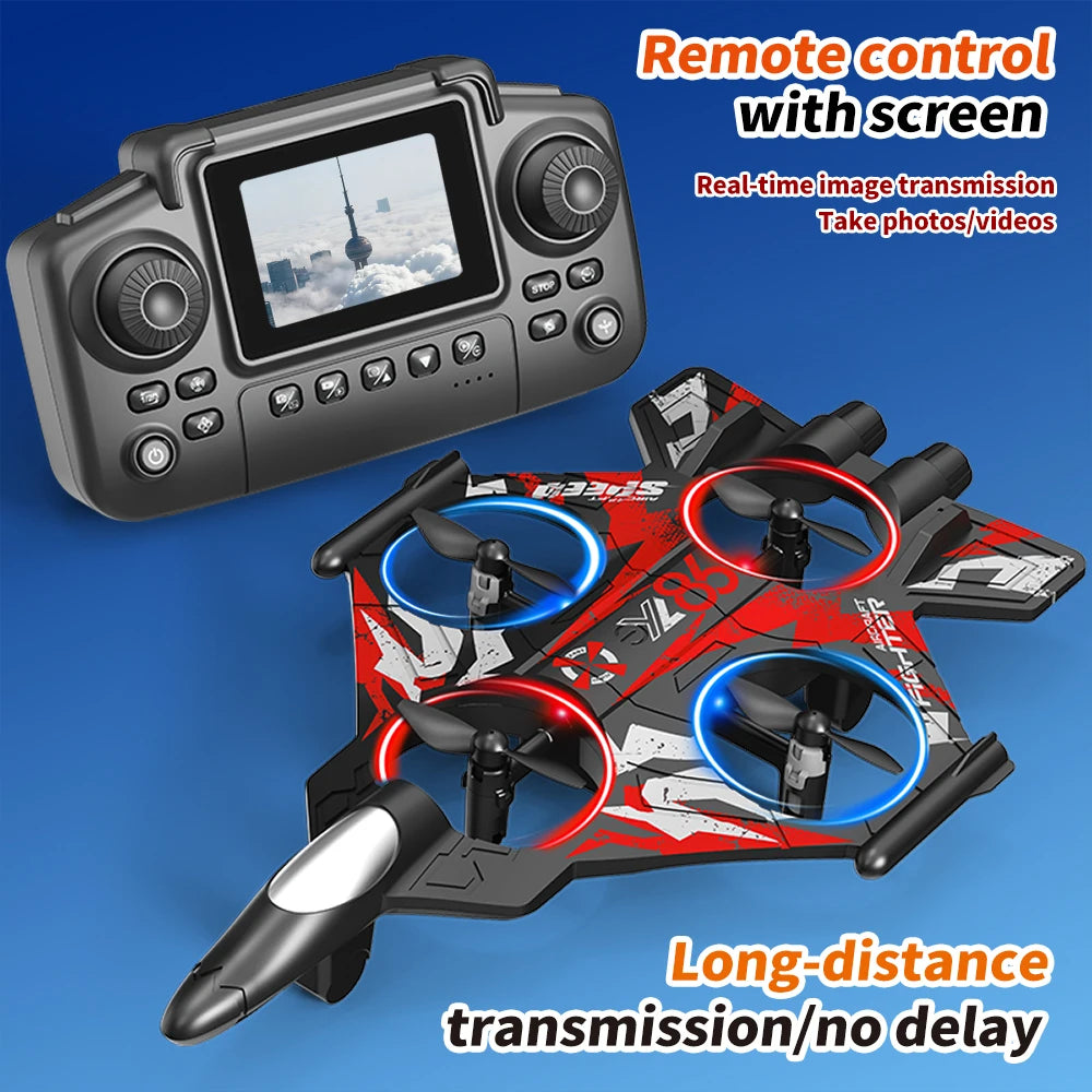 Drone YL86 Avion RC Amélioré – Drone Quadrirotor avec Écran, Caméra 4K HD, Photographie Aérienne