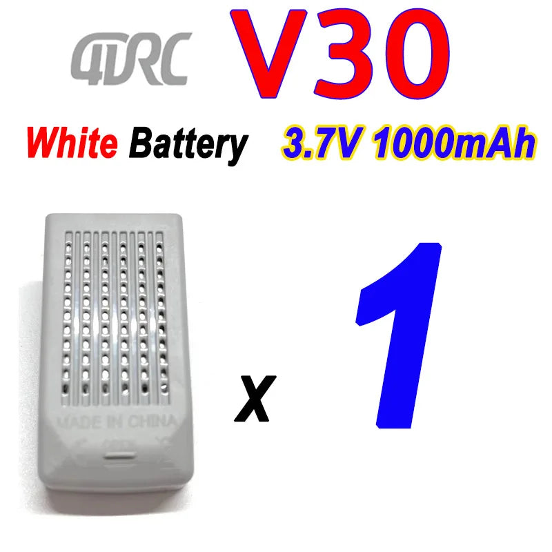 Batterie originale 4DRC V30 3.7V 1000mAh pour Mini Drone RC