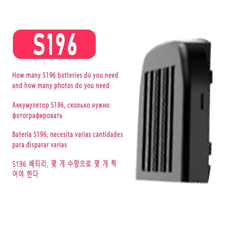 Batterie de Drone pour V168 V8 V88 S118 S6 P14 P15 Z908 S1S S2S V168 S196GPS V196 batterie de Drone