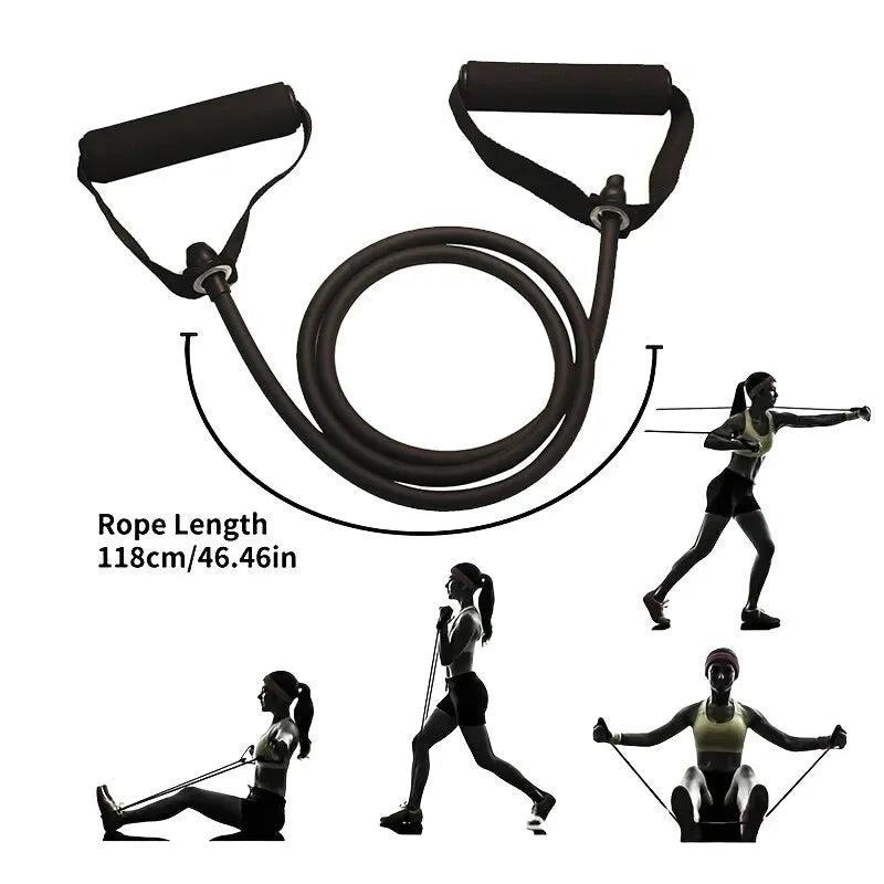 Workout Bands with Foy, Exercise Bands, Home Gym Equipment, Men and Women