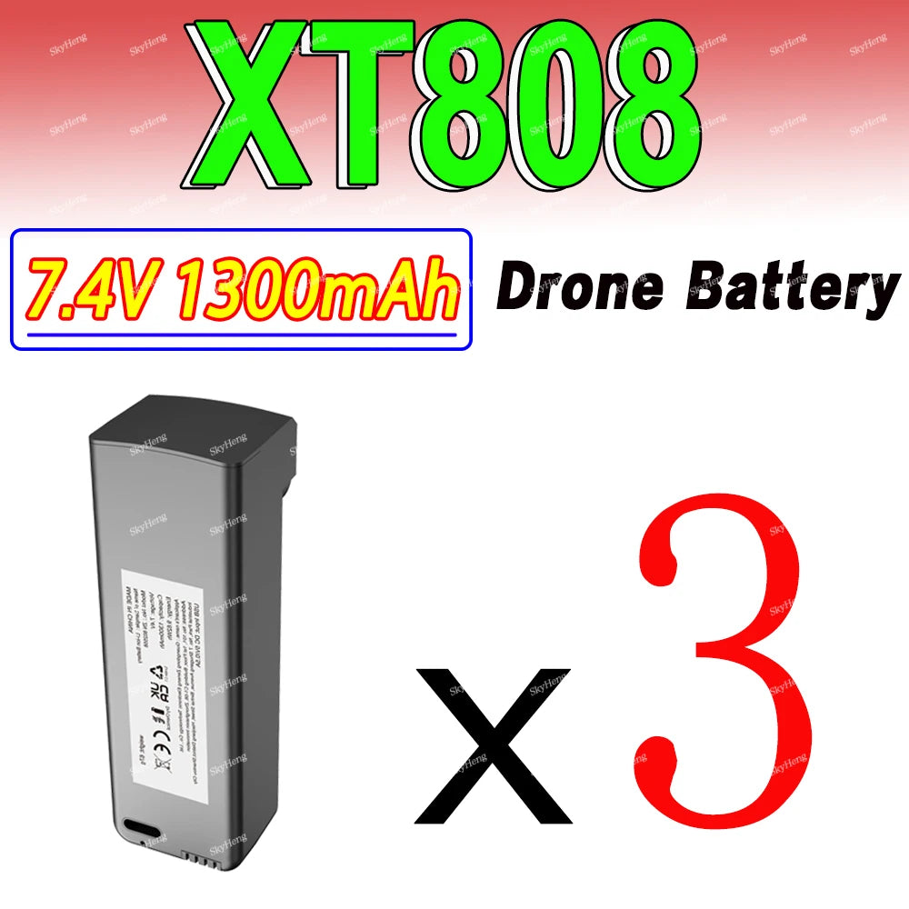 Batterie XT808 7.4V 1300mAh pour Drone RC