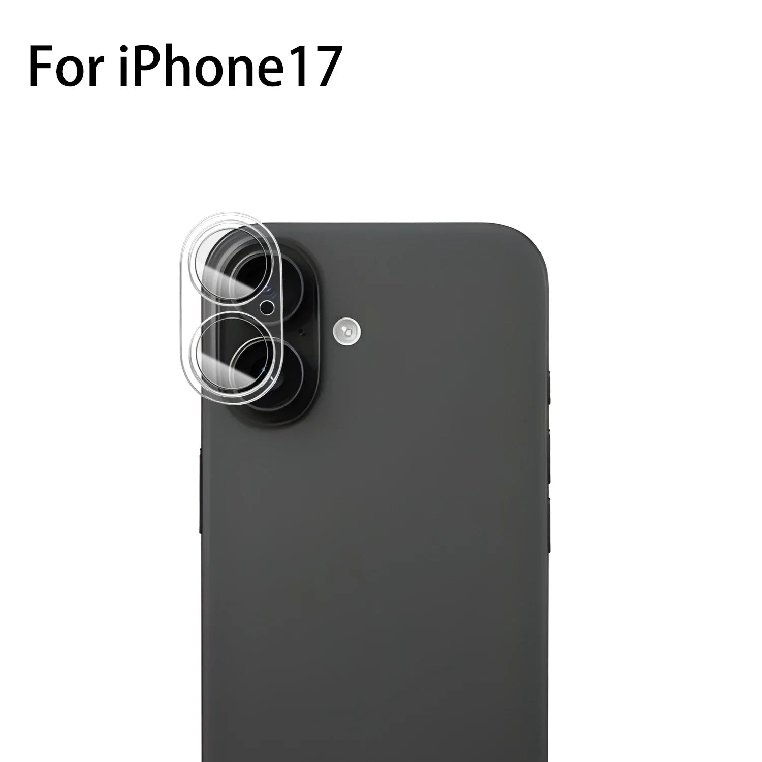 Film en verre trempé pour objectif de caméra – Couverture complète pour iPhone 17 Pro Max / 17 Air