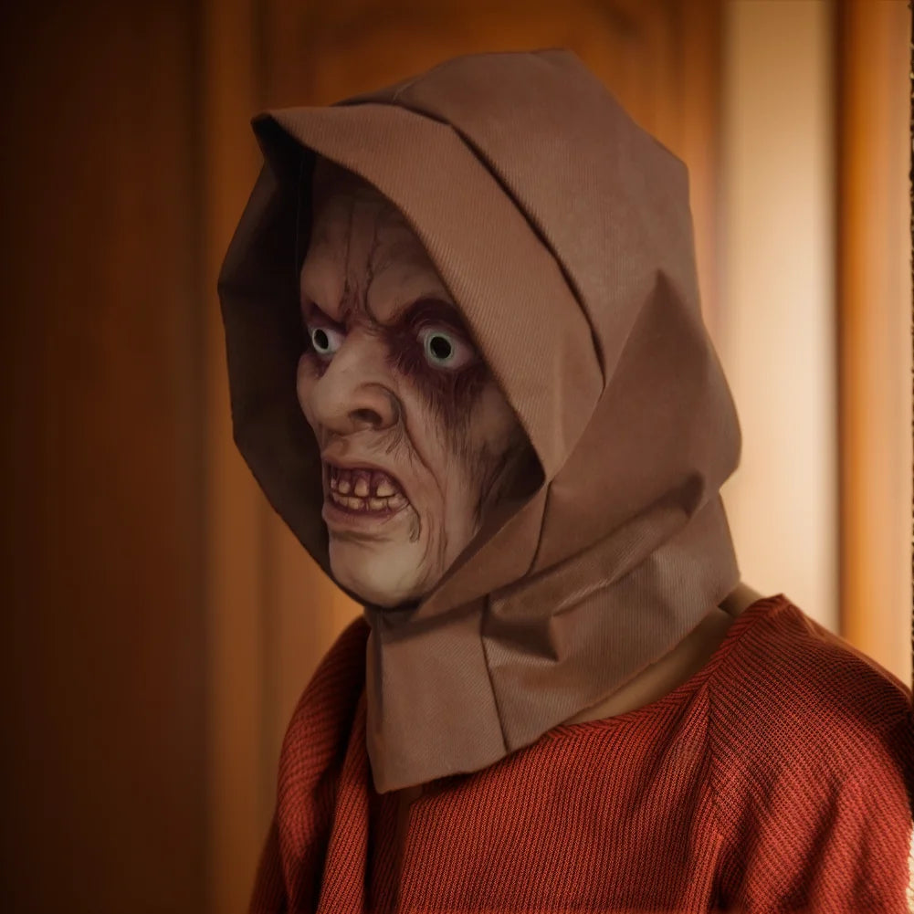 Cagoule en caoutchouc pour adulte, masque invisible d'halloween, mauvais dents effrayantes, accessoire de Costume indolore pour fête