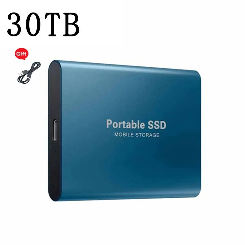 Disque Dur Externe Portable SSD 2 To, 4 To, 16 To, USB Type-C 3.0, Haute Vitesse, 8 To