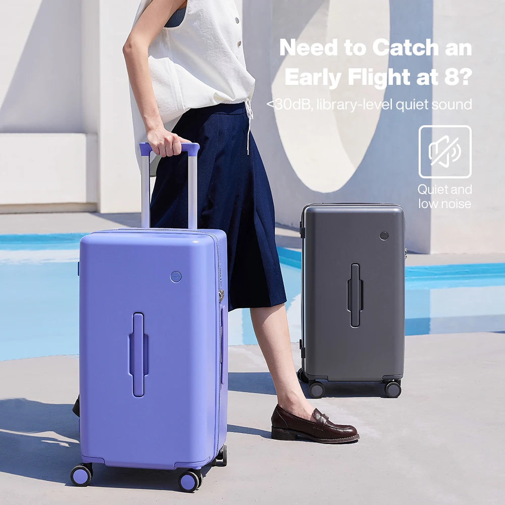 Valise Mixi M9301 – Grande capacité, 24 et 26 pouces, PC, roulettes pivotantes, serrure TSA, unisexe