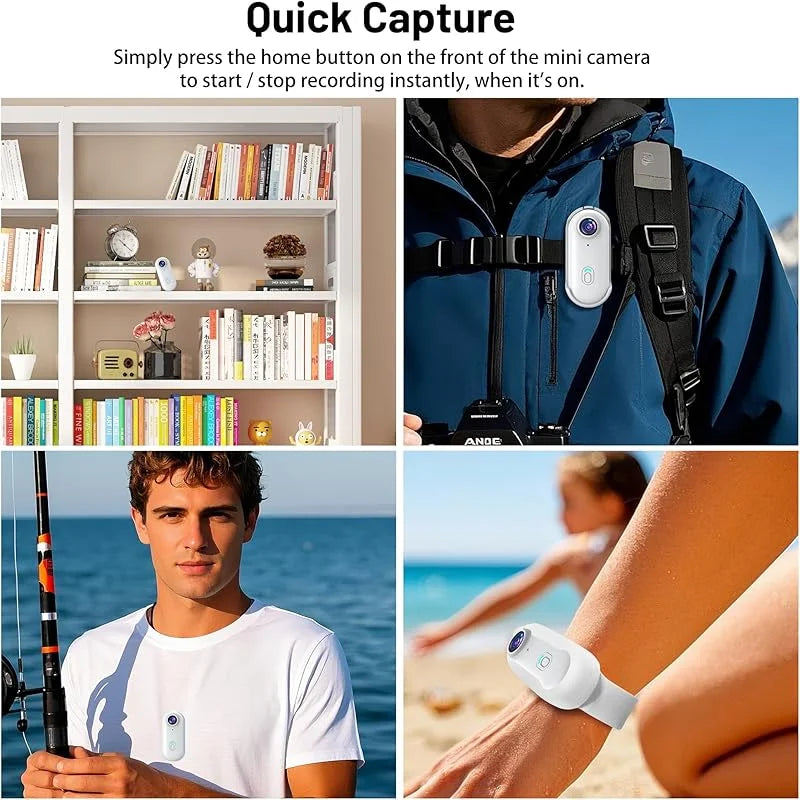 Mini caméra H88 Pocket 4K Kaysunlink – Caméra magnétique portable WiFi avec boîtier étanche