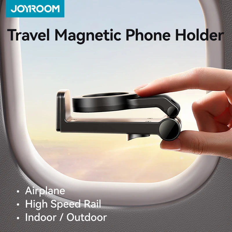 Support de Téléphone Magnétique de Voyage pour Avion Joyroom, Rotation Flexible, Mains Libres, pour iPhone