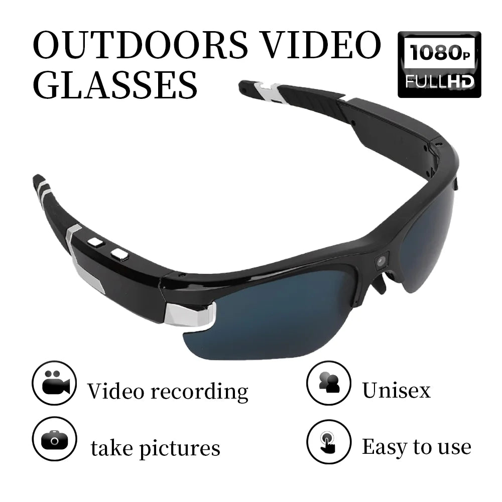 Lunettes de Soleil Intelligentes VG32 – Caméra FPV 1080P POV pour Cyclisme et Vlogging