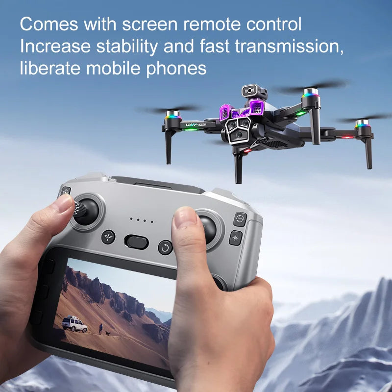 Drone A19Pro 2025 – GPS, Retour à une touche, 5G, 8K HD, Caméra omnidirectionnelle, Évitement d'obstacles, Jouet RC