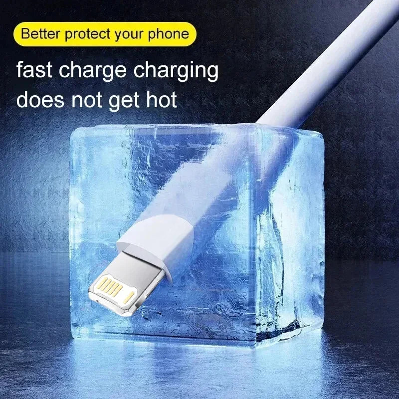 Chargeur rapide PD 35 W USB-C avec câble de charge – Compatible iPhone