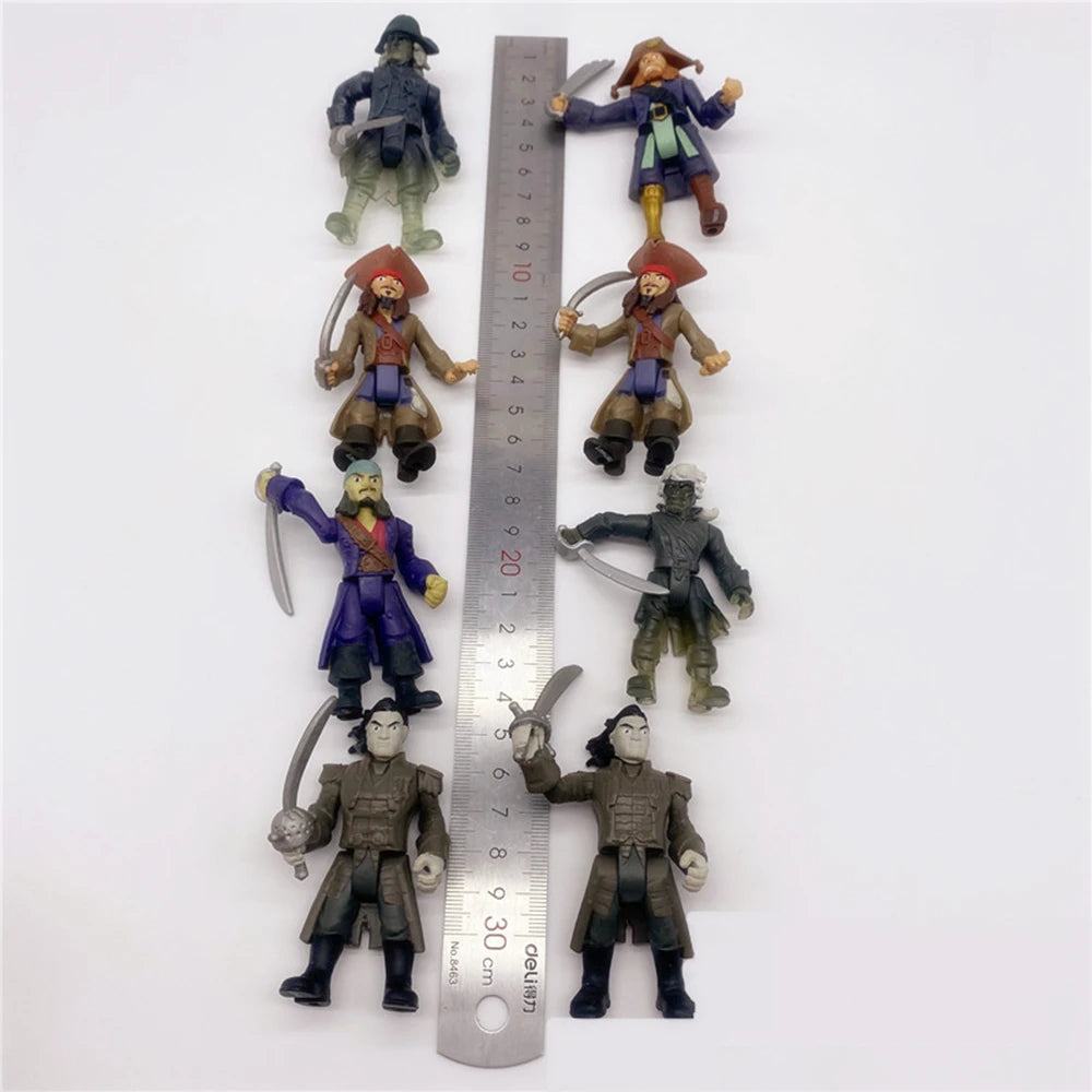 Pirate Figures, Cool 7.5 Inch Figure Kit for Boys, Plastic Toys, Soldier Model 