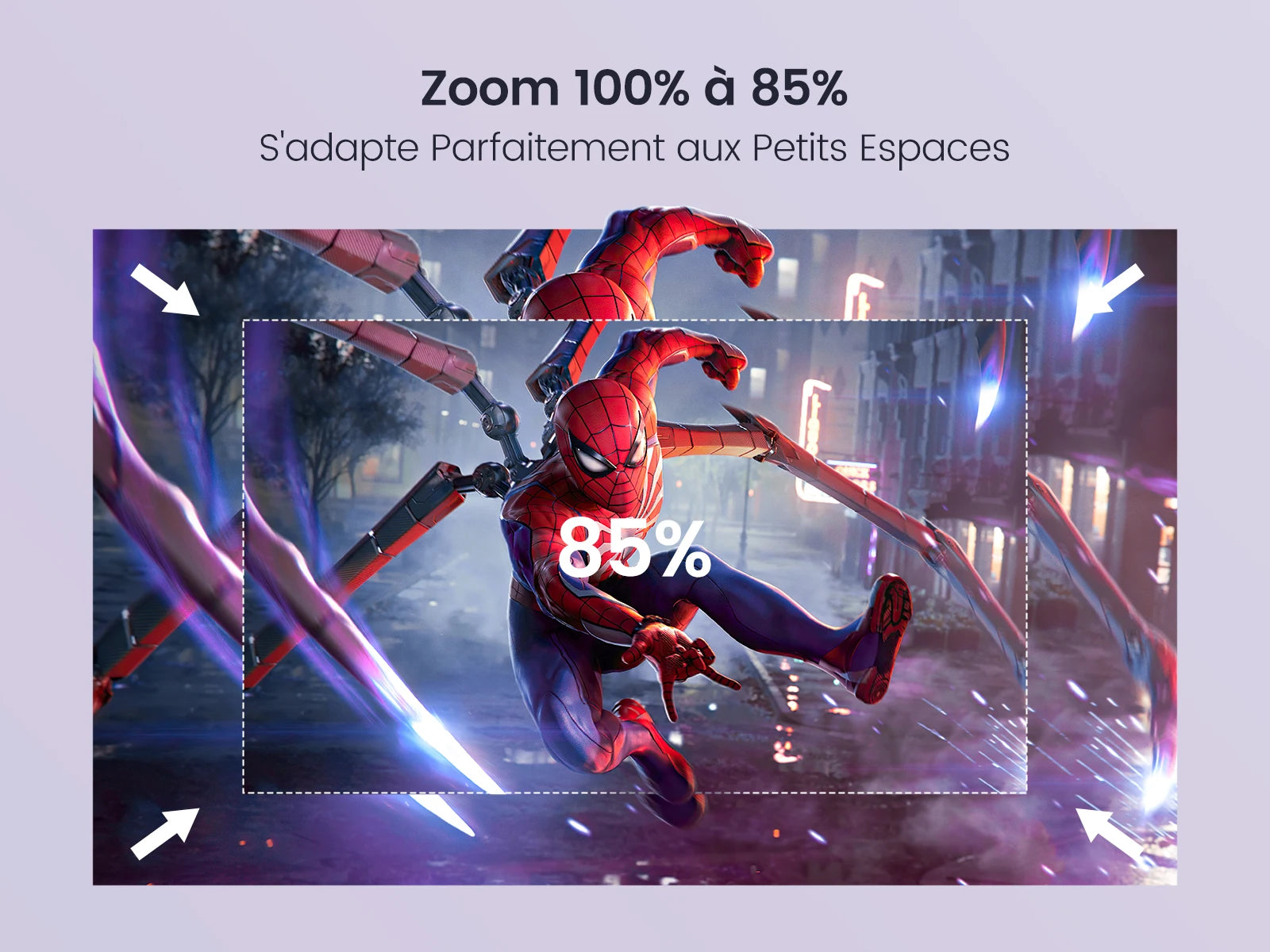 Projecteur Vidéo Wimius L1 1080P Android 11 – Home Cinéma Portable WiFi6 Bluetooth