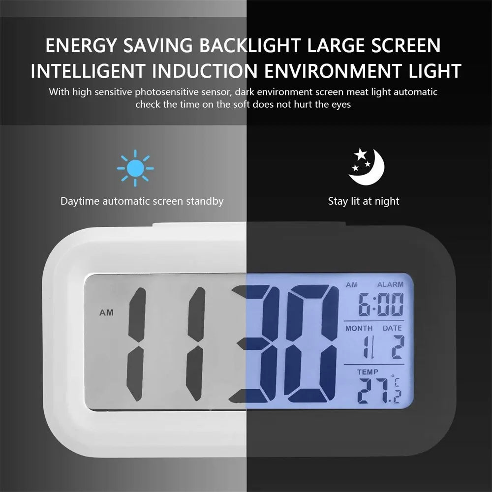 LED Digital Alarm Clock with Backlight, Multifunction