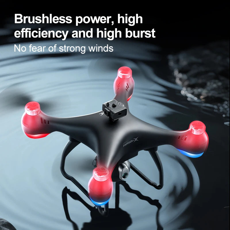 Drone 2025 F1 – Version écran, Caméra 4K, Moteur sans balais, Évitement d’obstacles, Quadrirotor pliable, RC Jouet
