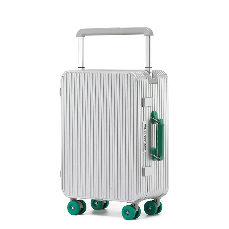 Valise trolley tout en alliage d’aluminium et de magnésium pour voyage SUSHIMU – 20, 24 et 26 pouces