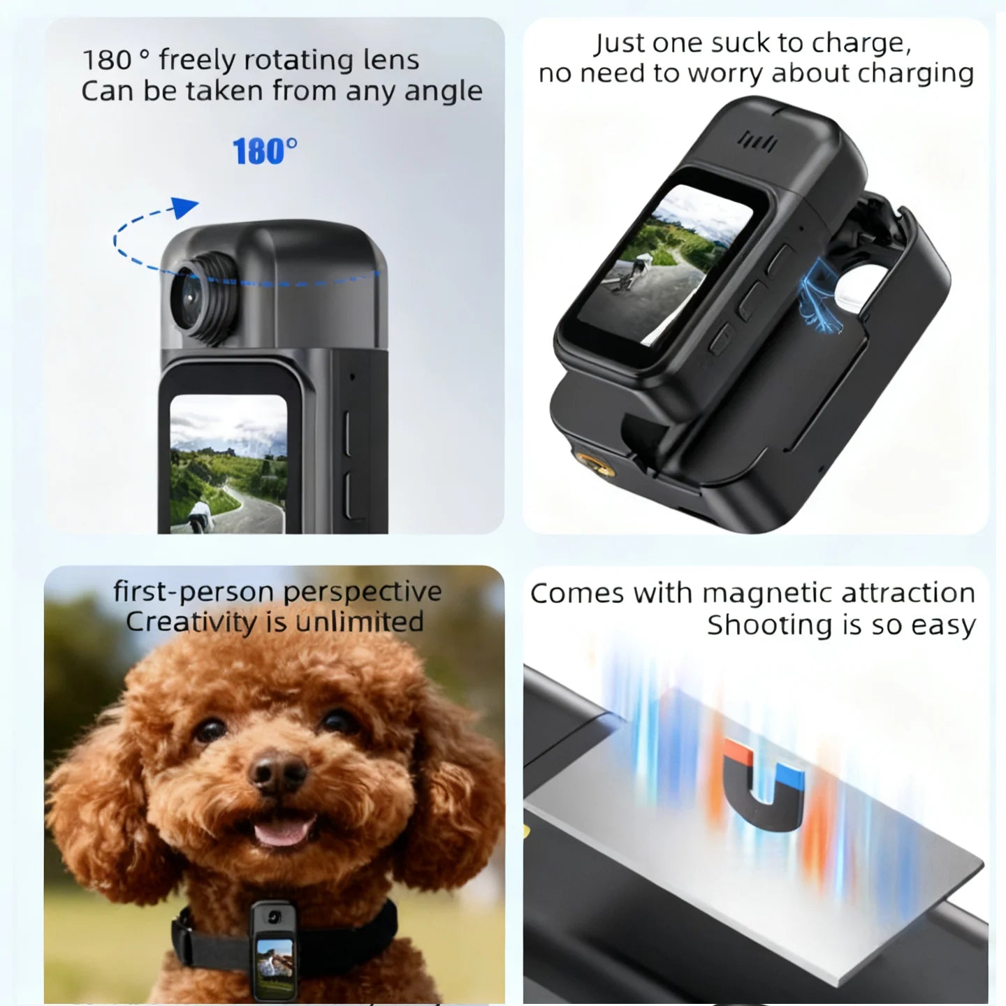 HD Mini caméra 4K Action Cam 1080P sport professionnel casque caméra Portable POV YouTube Vlog vidéo équitation cyclisme en plein air