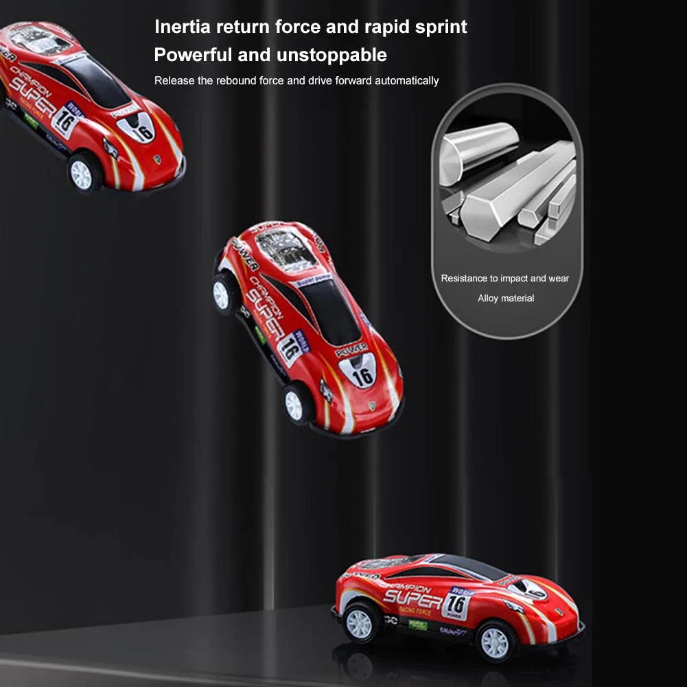 20-50Pcs Mini Inertia Car Set for Boys Pull Back Vehicle Plastic Model Collectible Kids Toys 