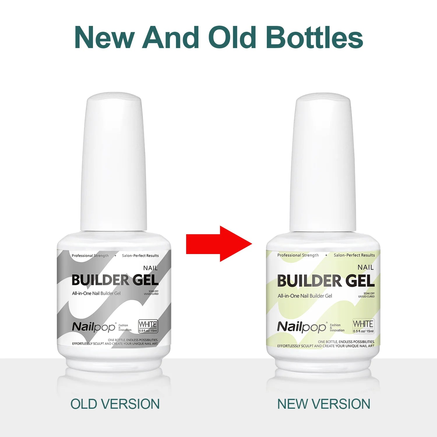 7-in-1 Builder Gel – Transparent, Weiß, Rosé, Nude 15ml