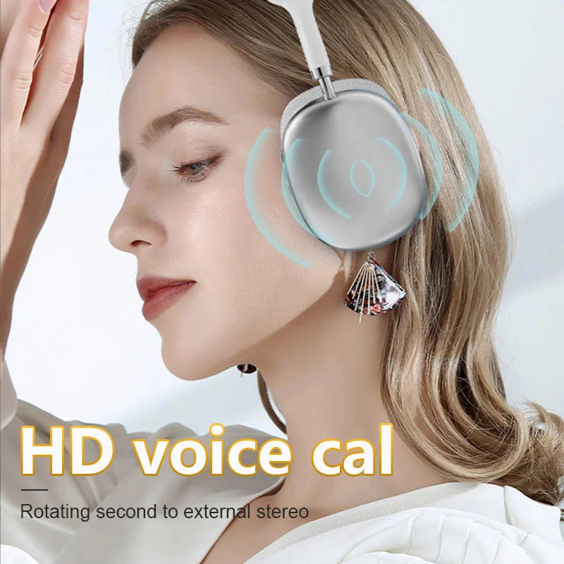 P9 PRO MAX Air Wireless Headphones Noise Cancelling Bluetooth Earphones Mic Over Ear Headphones