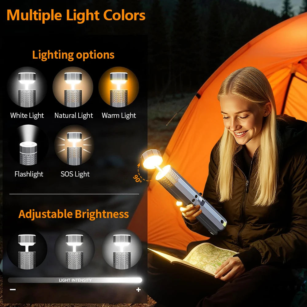 Wiederaufladbare Teleskop-Campinglampe 15600 mAh