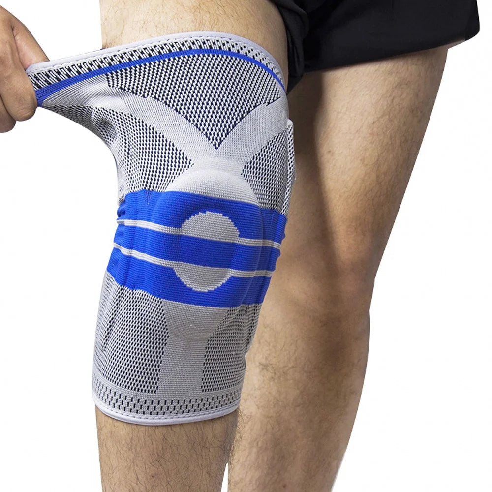 Genouillère médicale de soutien, manchon de compression, soulagement de la douleur arthritique, course à pied, entraînement, genouillère de sport