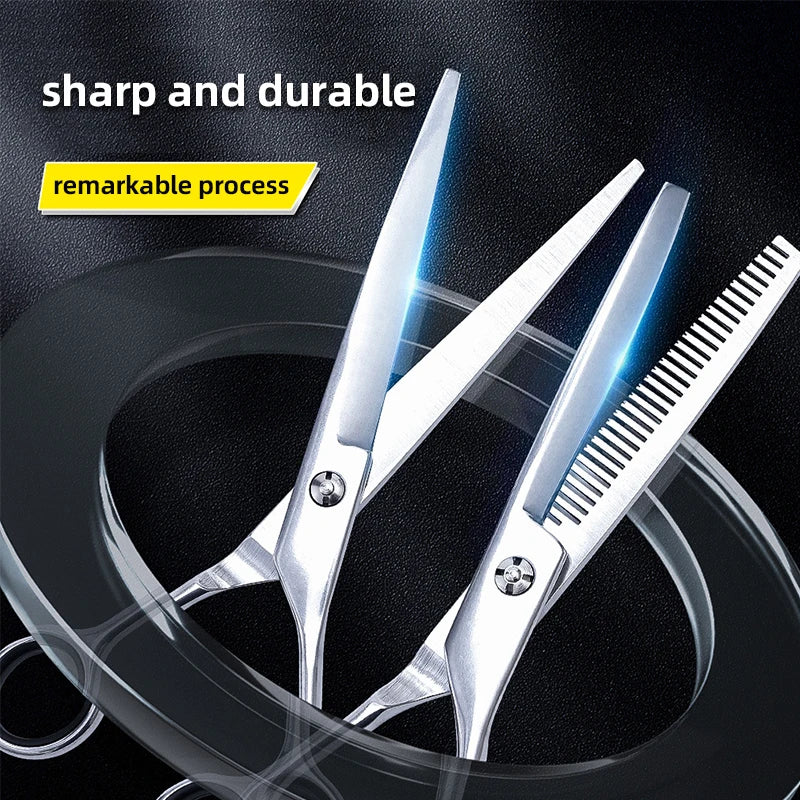 Pet Hair Cutting Scissors Set Curved Scissors for Cat and Dog Hair Cutting Tools Special Grooming