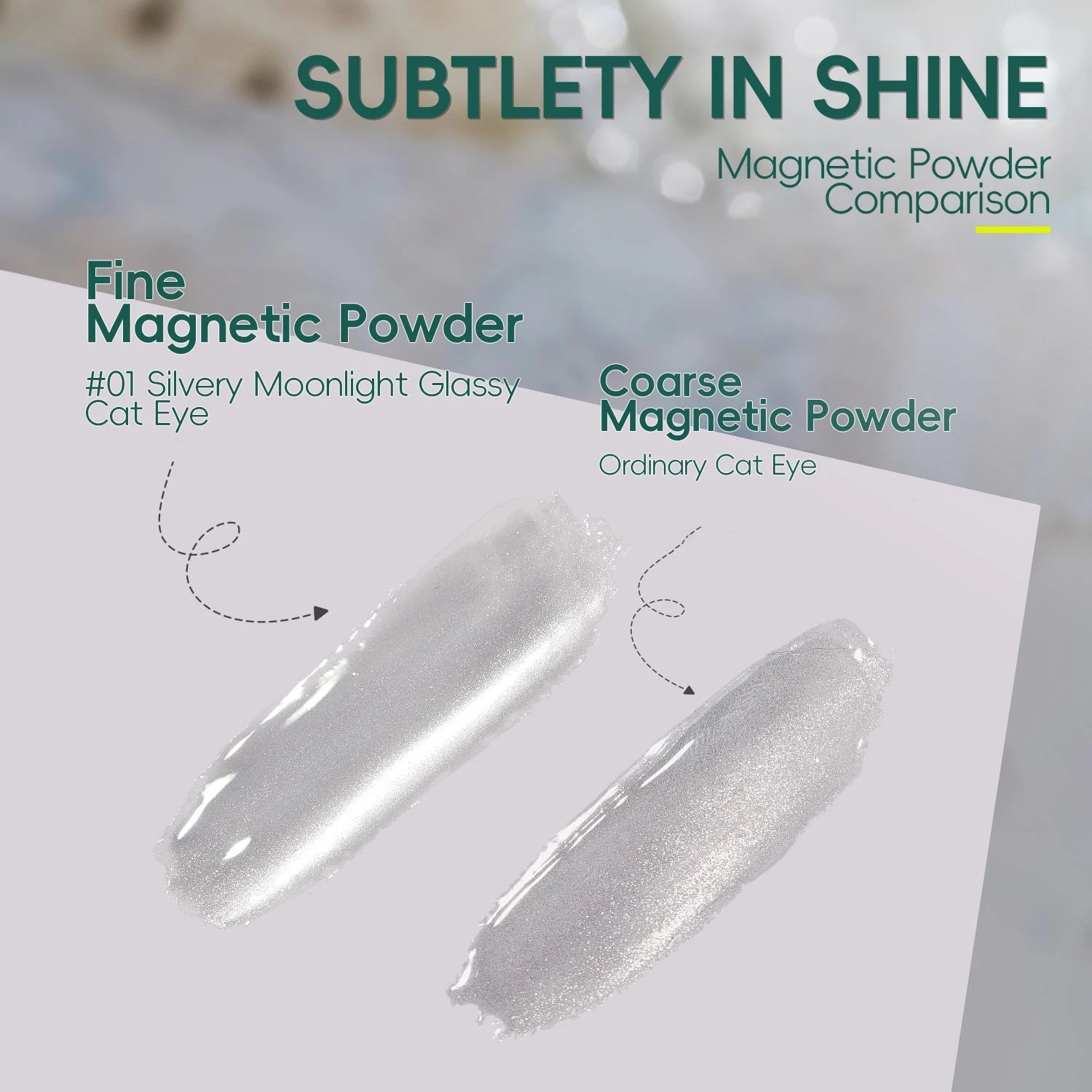 Gel magnétique œil de chat, 9 couleurs, 7,5 ml