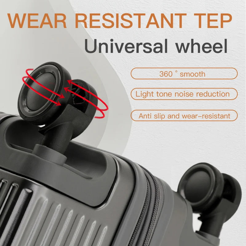 Valise de voyage à poignée large pour hommes et femmes