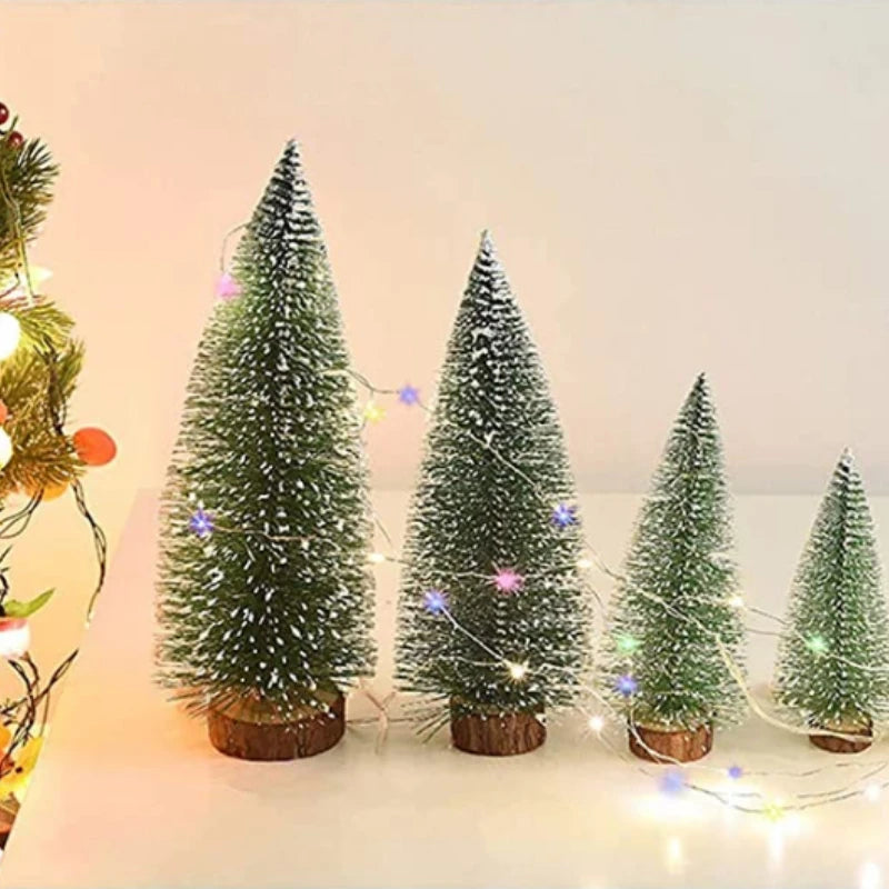 Mini Arbre de Noël Pin Givré – 10 à 30 cm