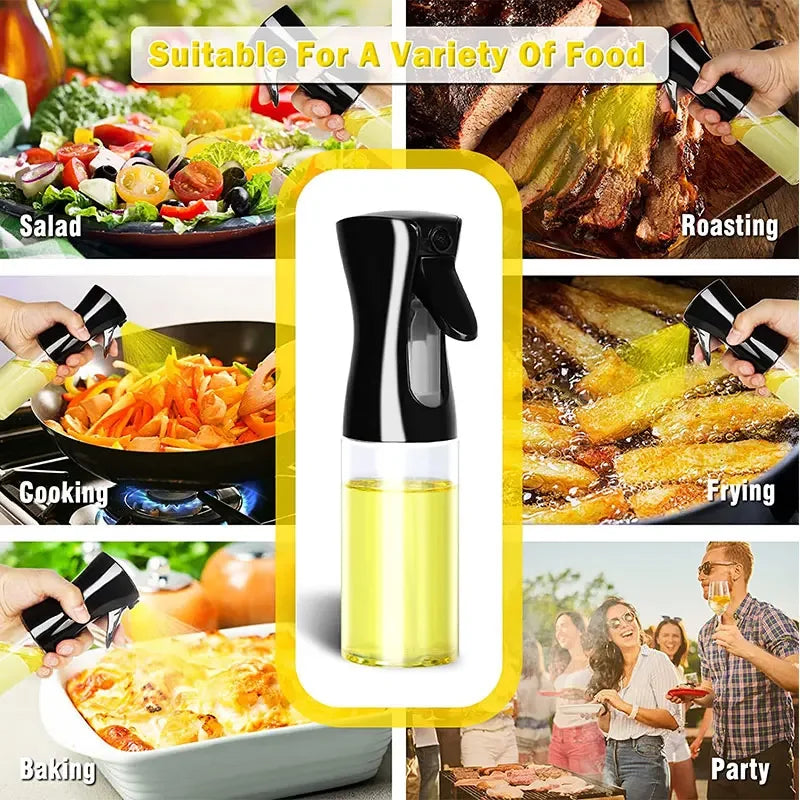 Olive Oil Sprayer Vinegar Dispenser BBQ Cooking Kitchen Spray Bottle 200ml 300ml 500ml 