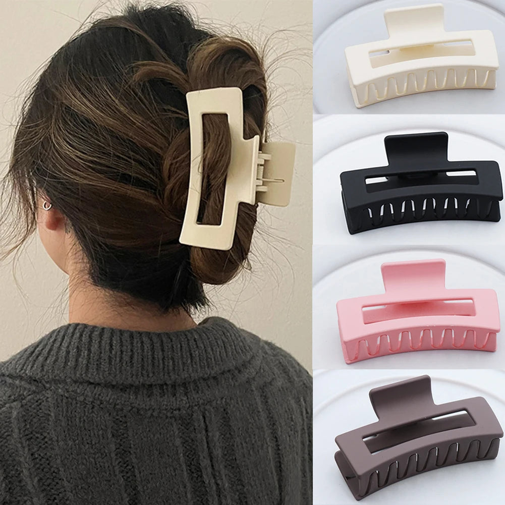 Koreanische Kunststoff-Haarspangen für Frauen und Mädchen, Haarspangen, Sauna-Kleidung, große Haarnadel, Krabbenschnur, modisches Ornament, Haar-Accessoires