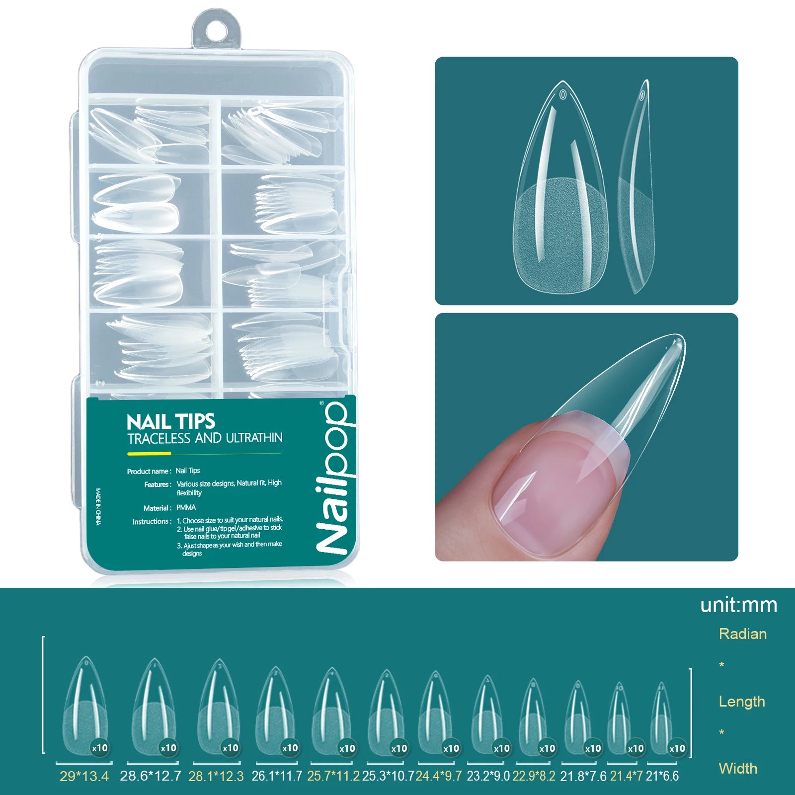 Capsules de Gel Souple 120 pcs, Courte/Moyenne