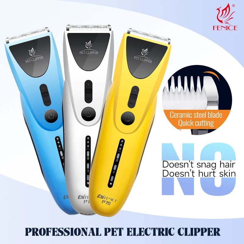 Low Noise Pet Clipper, Rechargeable Set