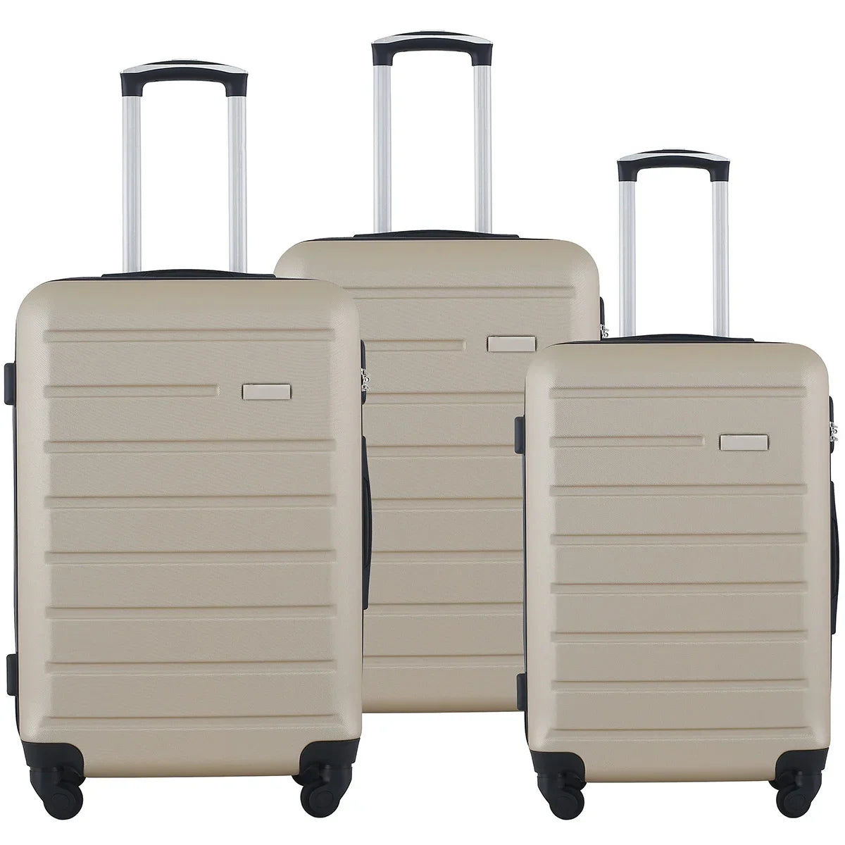 ABS-Rollkoffer-Set, Rollkoffer, Trolley-Gepäcktasche, Modeset, 55 cm-65 cm-75 cm, 3 Stück pro Los 