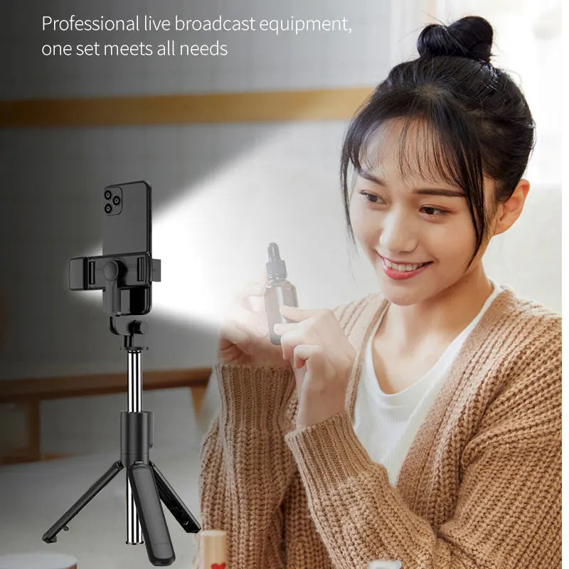 Portable Bluetooth Selfie Stick Retractable Multi-function