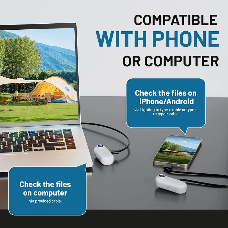 Mini caméra H88 Pocket 4K Kaysunlink – Caméra magnétique portable WiFi avec boîtier étanche