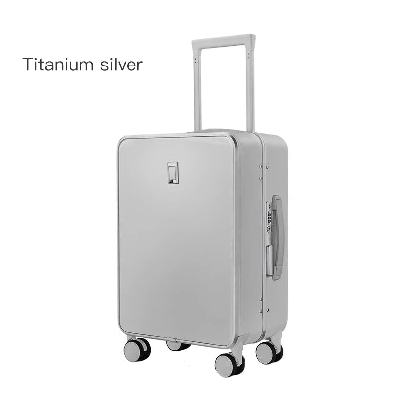 Valise de voyage SUSHIMU pour hommes et femmes – Bagage à roulettes avec cadre en aluminium et serrure TSA