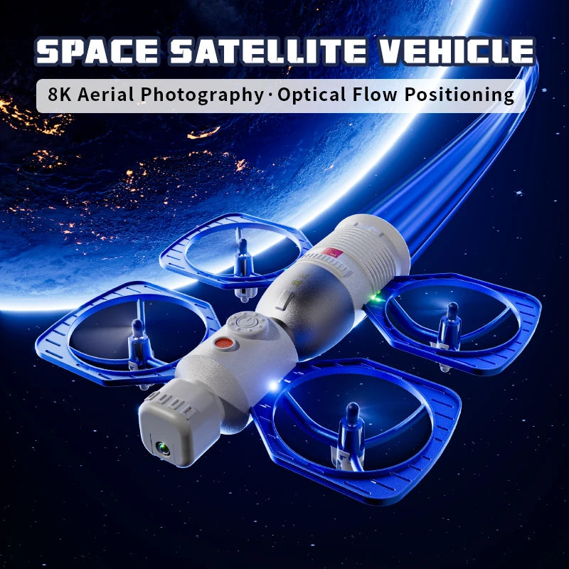 Drone télécommandé par satellite V45 – Caméra HD 8K pour enfants