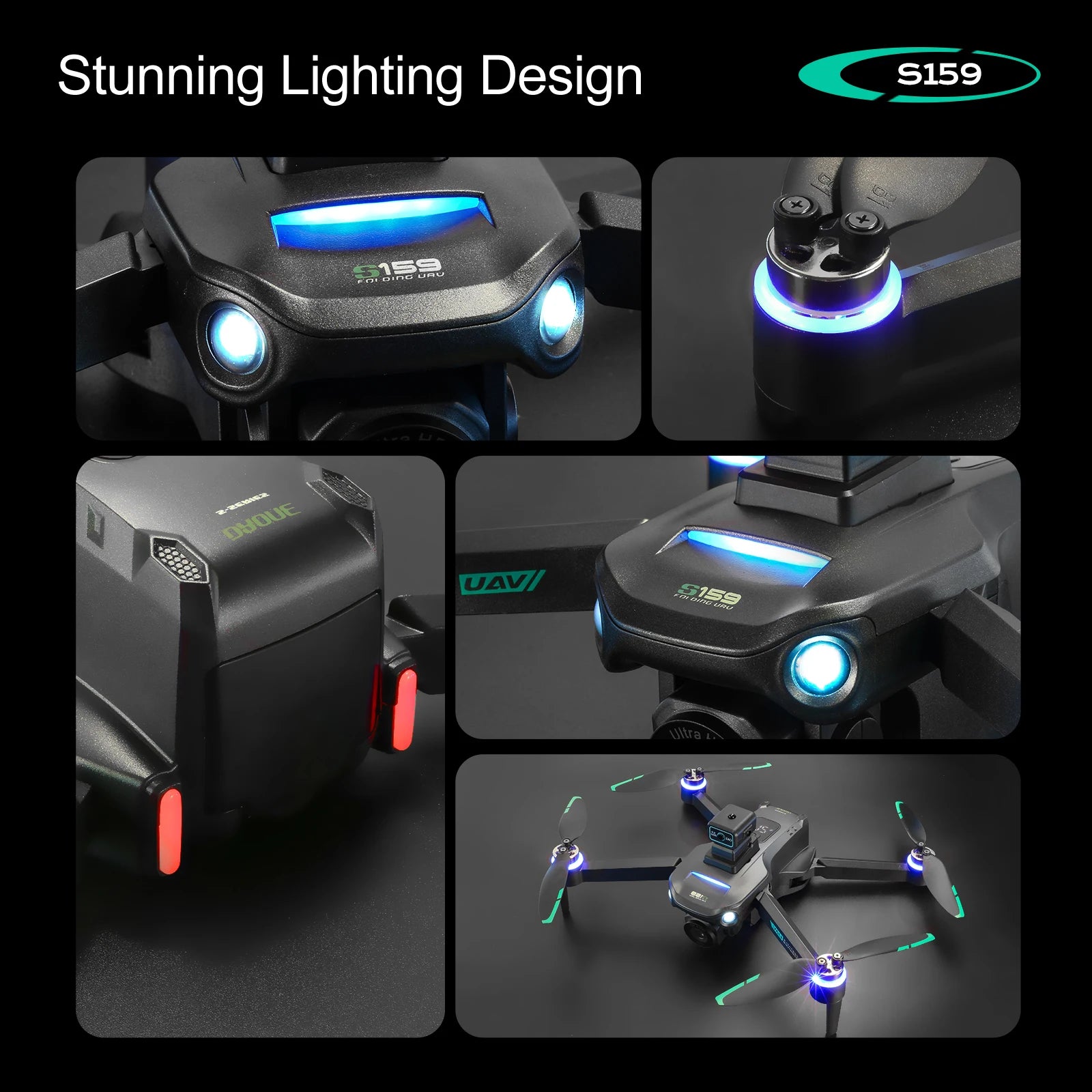 Drone GPS Pro 5G Double Caméra 8K HD – Photographie aérienne avec écran et évitement d’obstacles